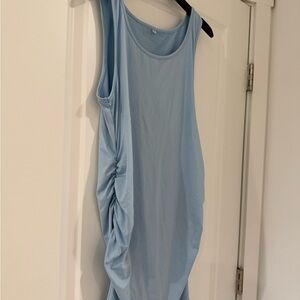 Light Blue Sleeveless Women's Top